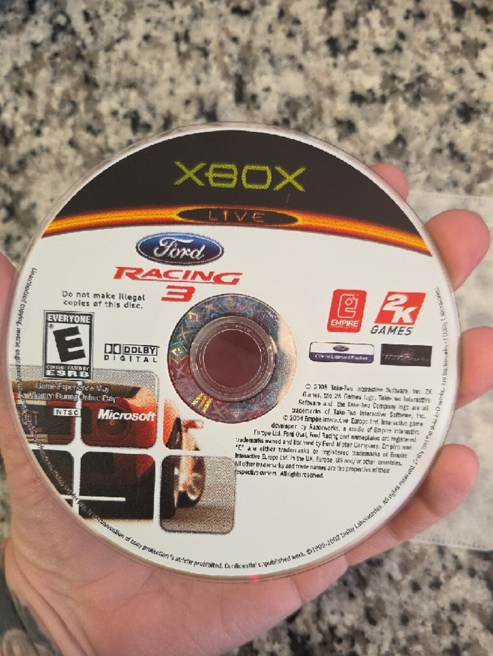 Ford Racing 3 Xbox Disc - NO CASE - Picture 3 of 4